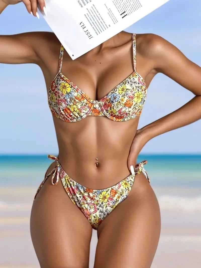 Floral Bikini Set - Preview Angle 2