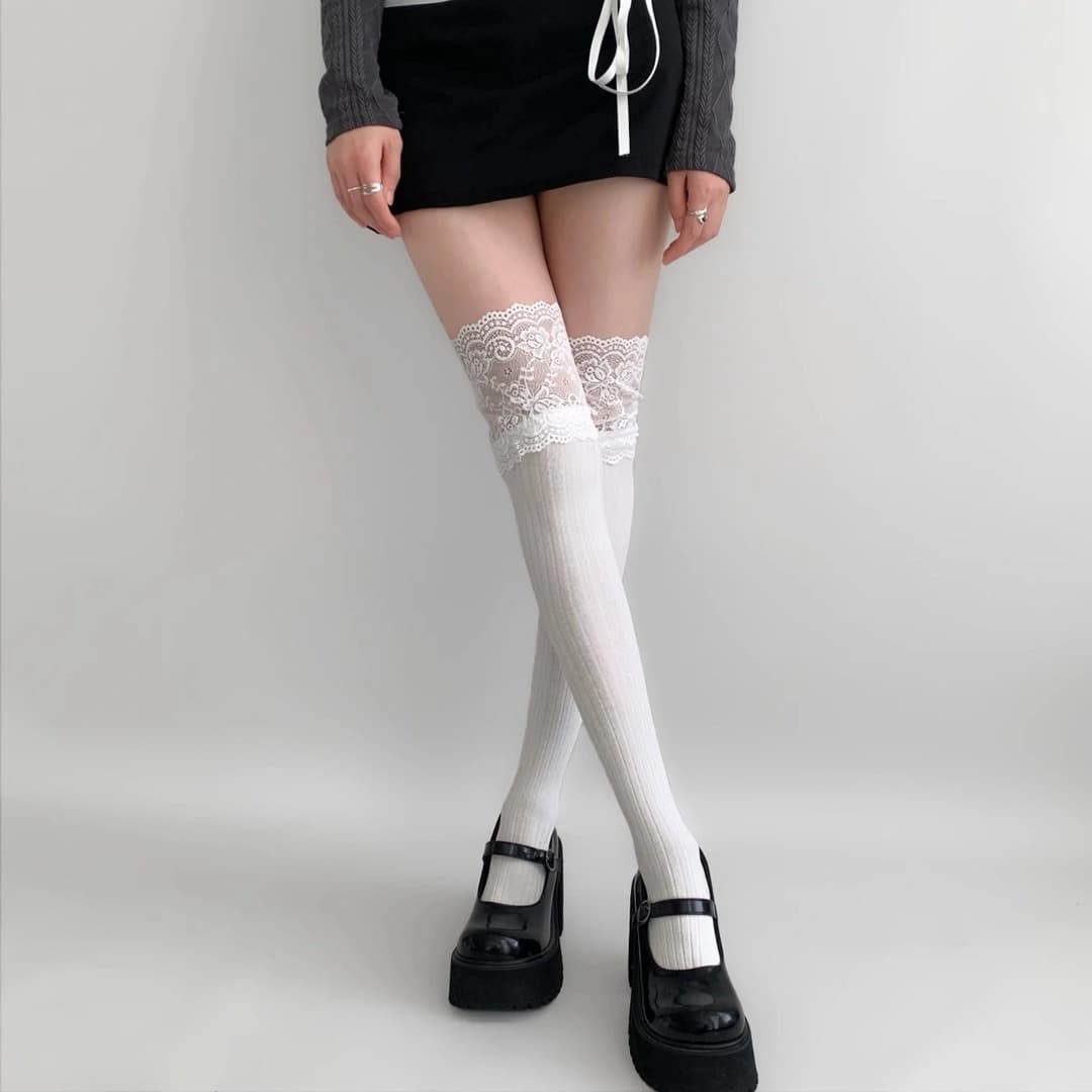 Cozy Lace Stockings